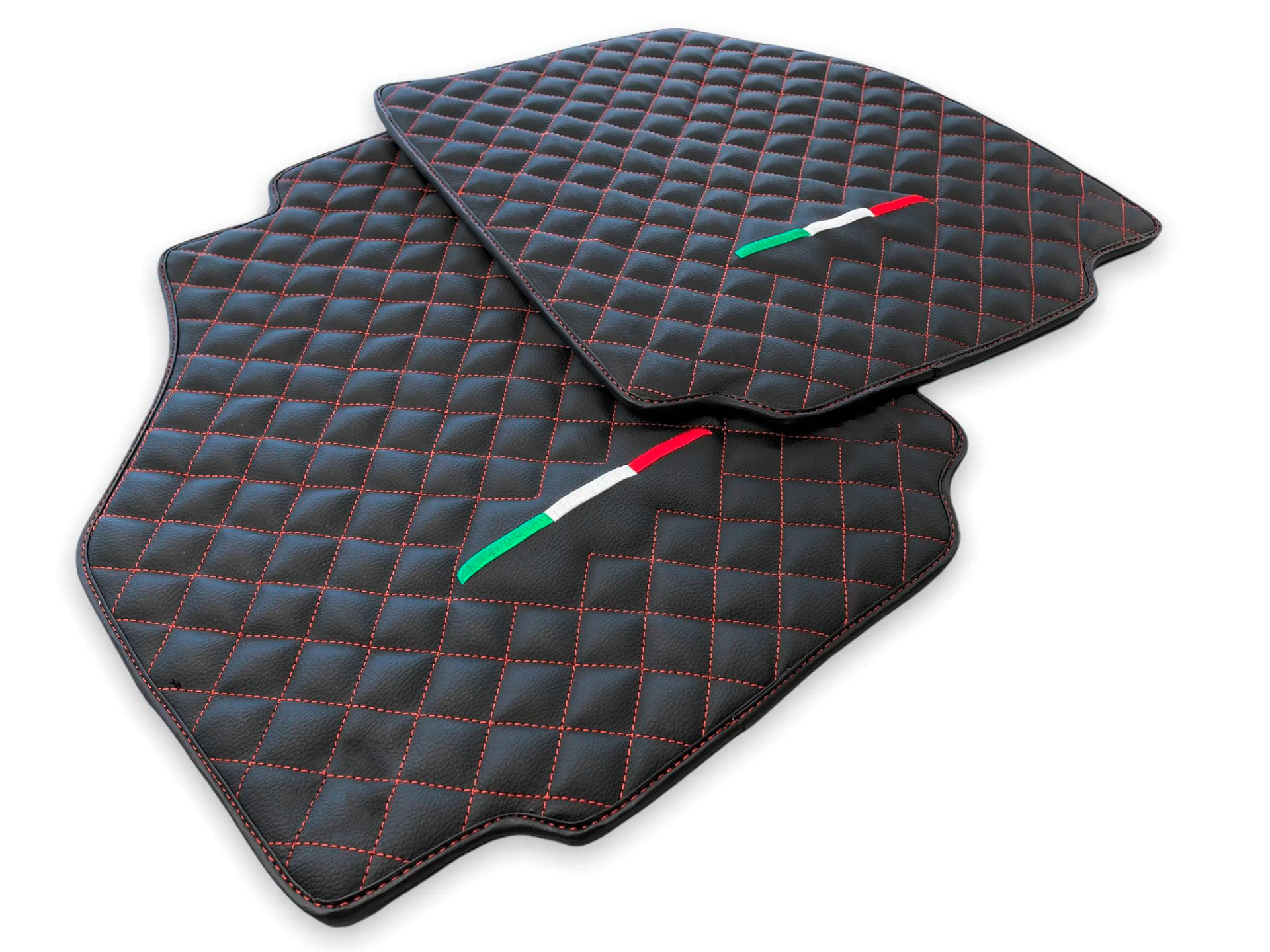 Leather Floor Mats For Ferrari 458 Speciale 2012-2015 Black