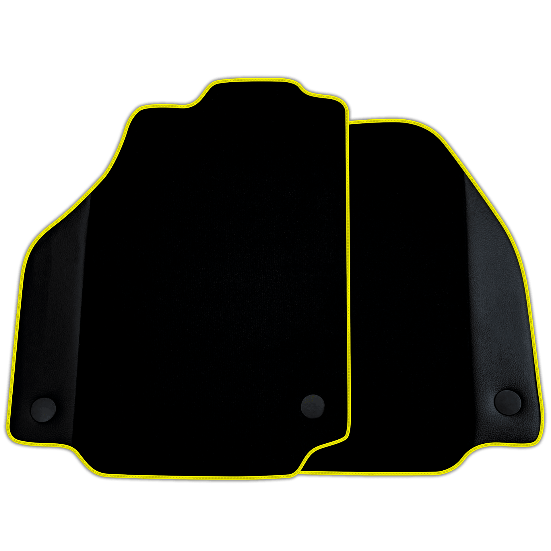 Custom Black Floor Mats for Ferrari 458 Spider (2012-2015) With Leather | Various Trim Colors