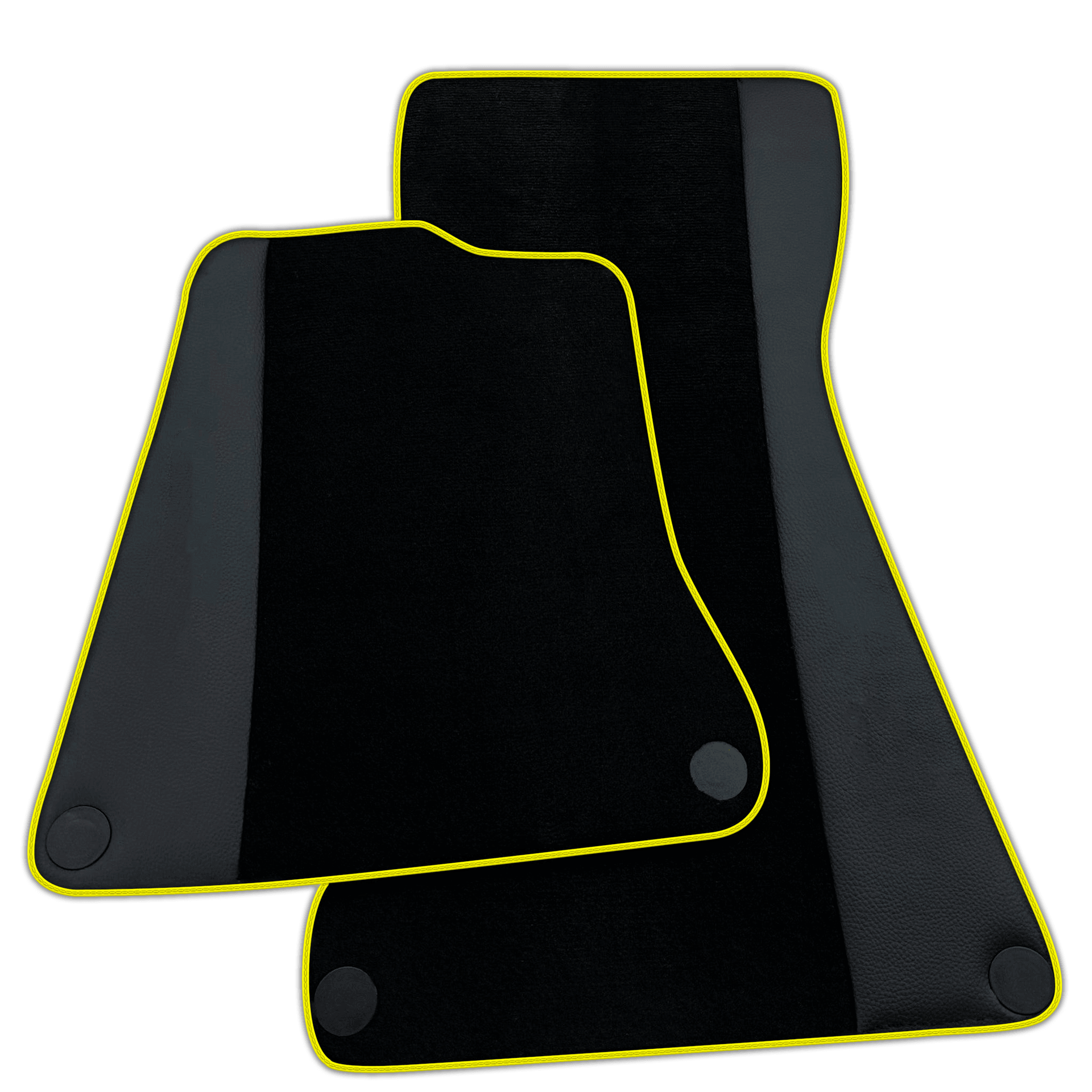 Black Floor Mats for McLaren 650S (2015-2018) with Leather