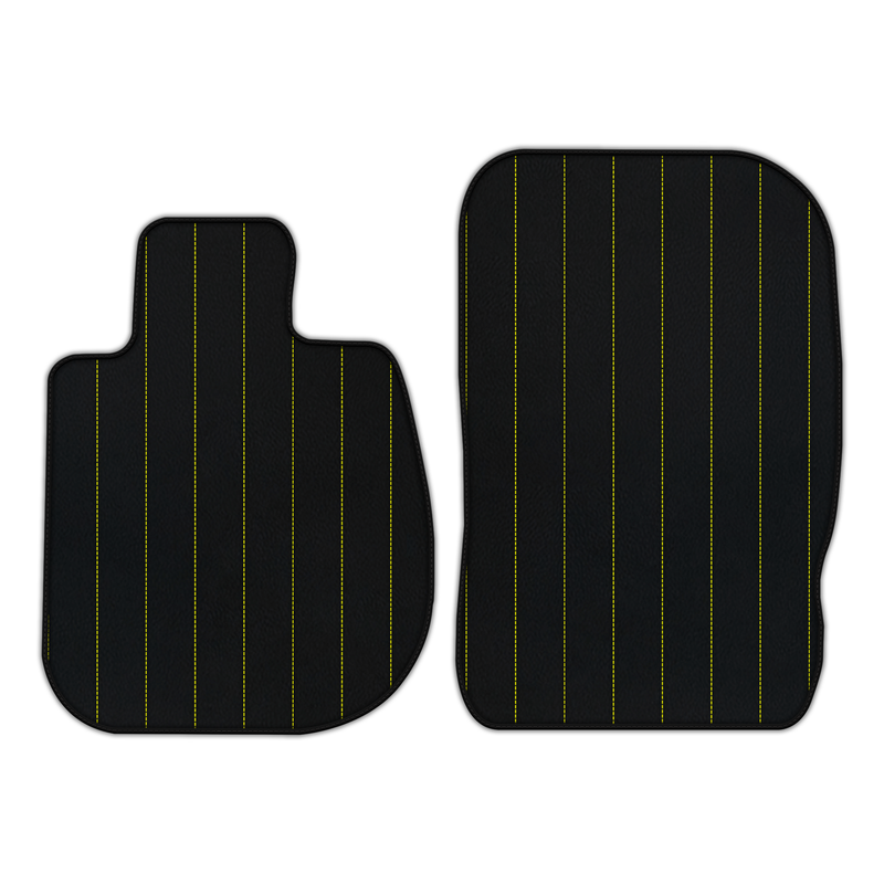 Customizable Leather Floor Mats with Line Pattern for Toyota GR Supra A90 (2019-2023)