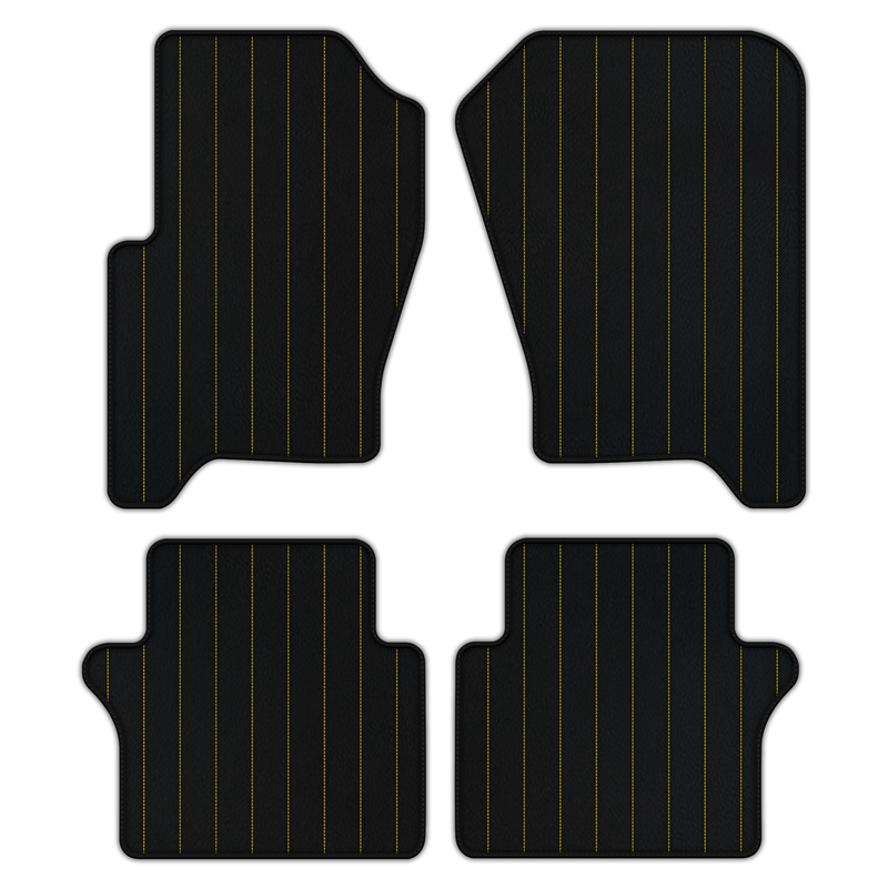 Customizable Leather Floor Mats with Line Pattern for Range Rover Sport (2010-2013)