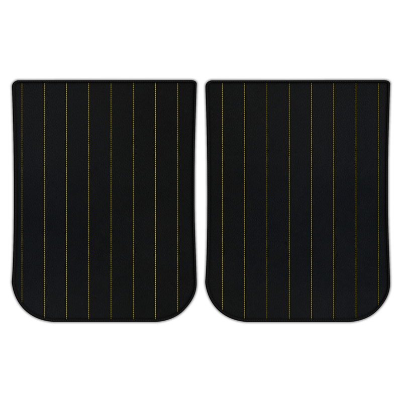 Customizable Leather Floor Mats with Line Pattern for Ferrari LaFerrari (2013-2018)