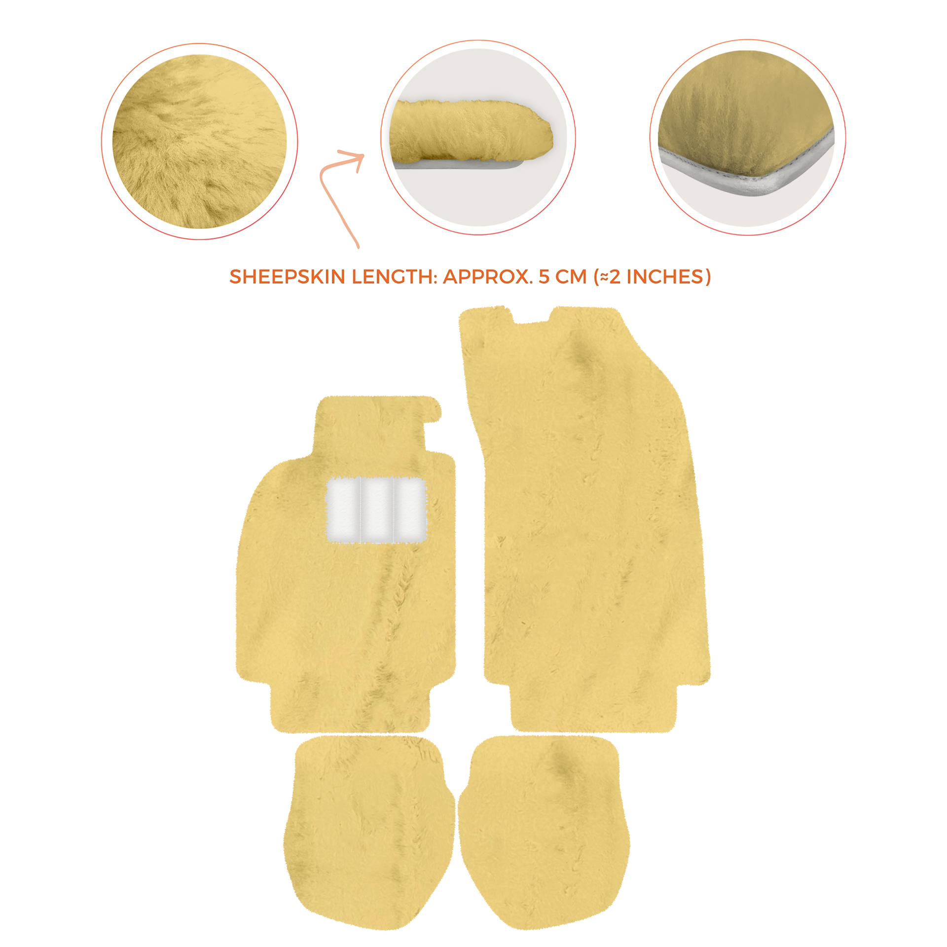 Customizable Leather Floor Mats with Hex Pattern for Porsche 964 (1989-1994) - AutoWin