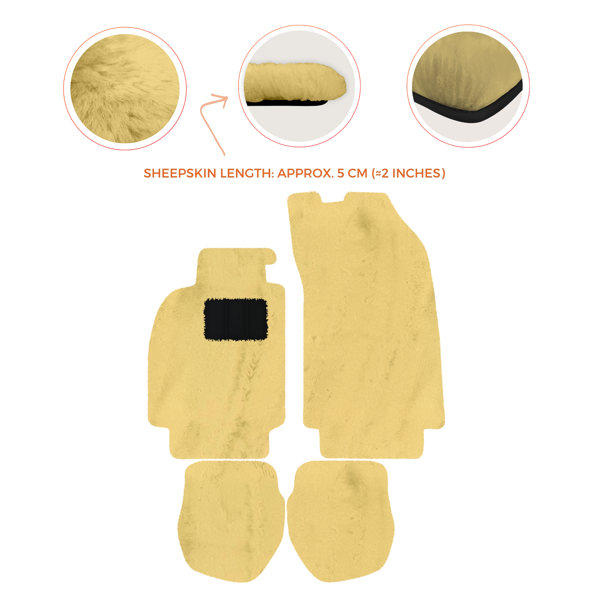 Customizable Leather Floor Mats with Hex Pattern for Porsche 964 (1989-1994) - AutoWin