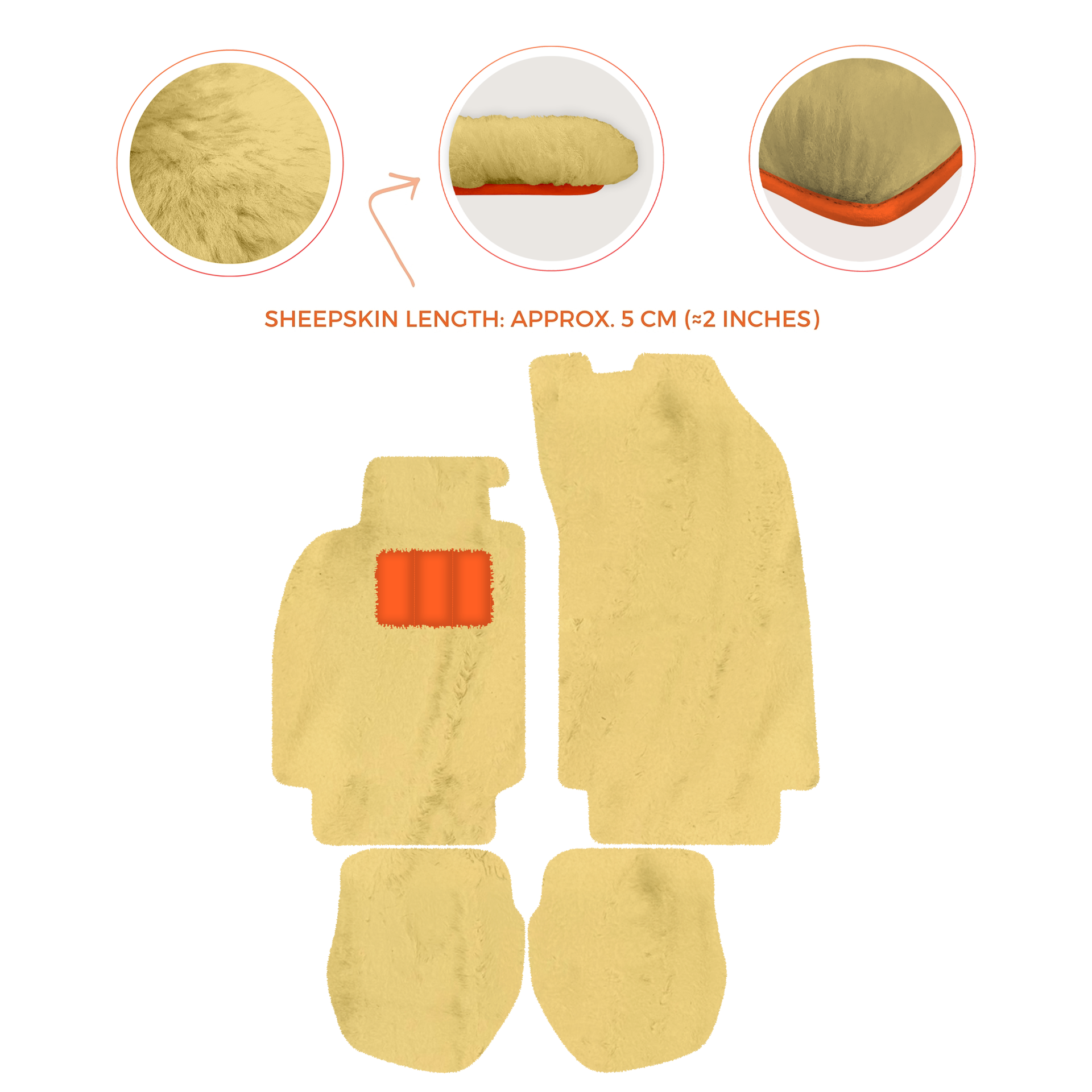 Customizable Leather Floor Mats with Hex Pattern for Porsche 964 (1989-1994) - AutoWin