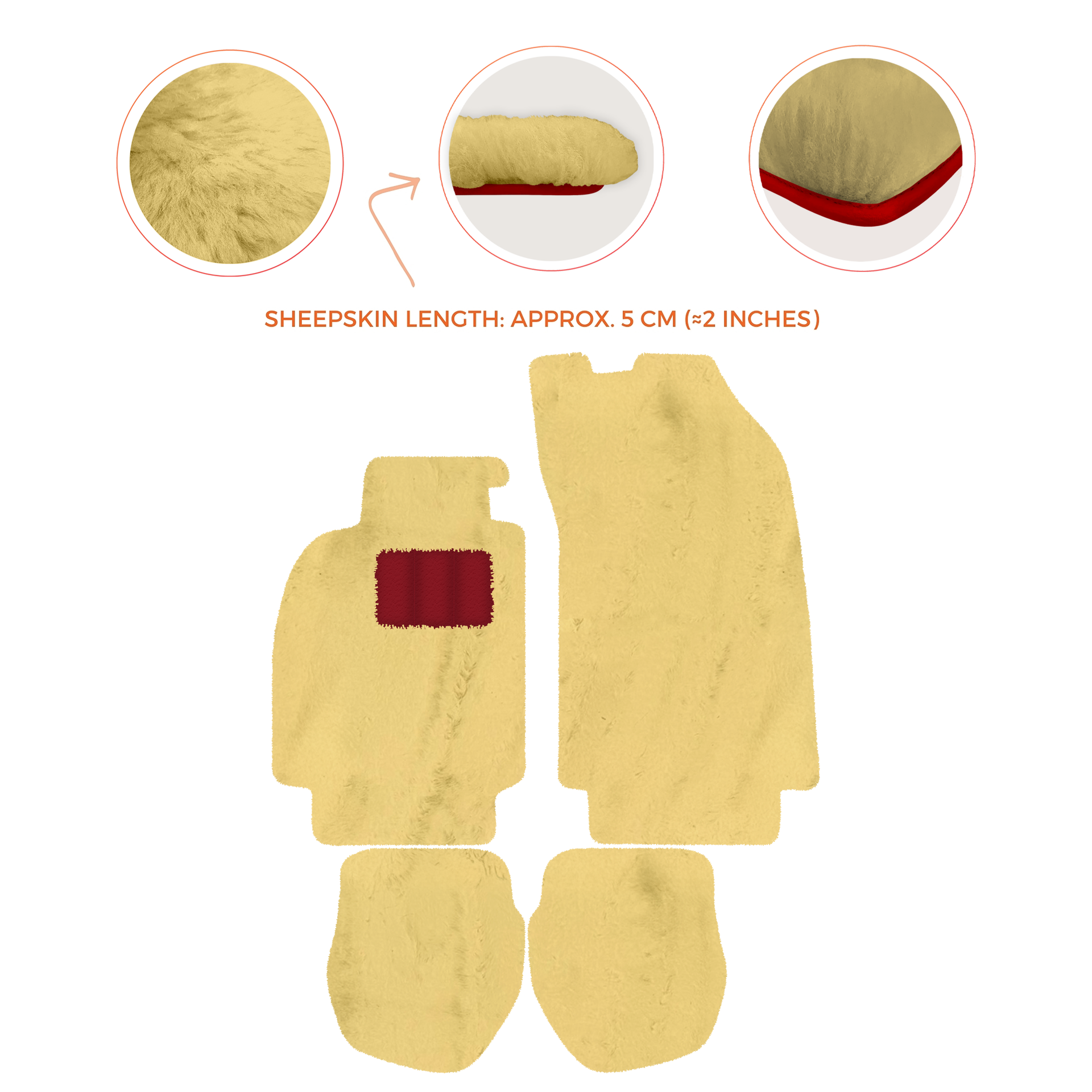 Customizable Leather Floor Mats with Hex Pattern for Porsche 964 (1989-1994) - AutoWin