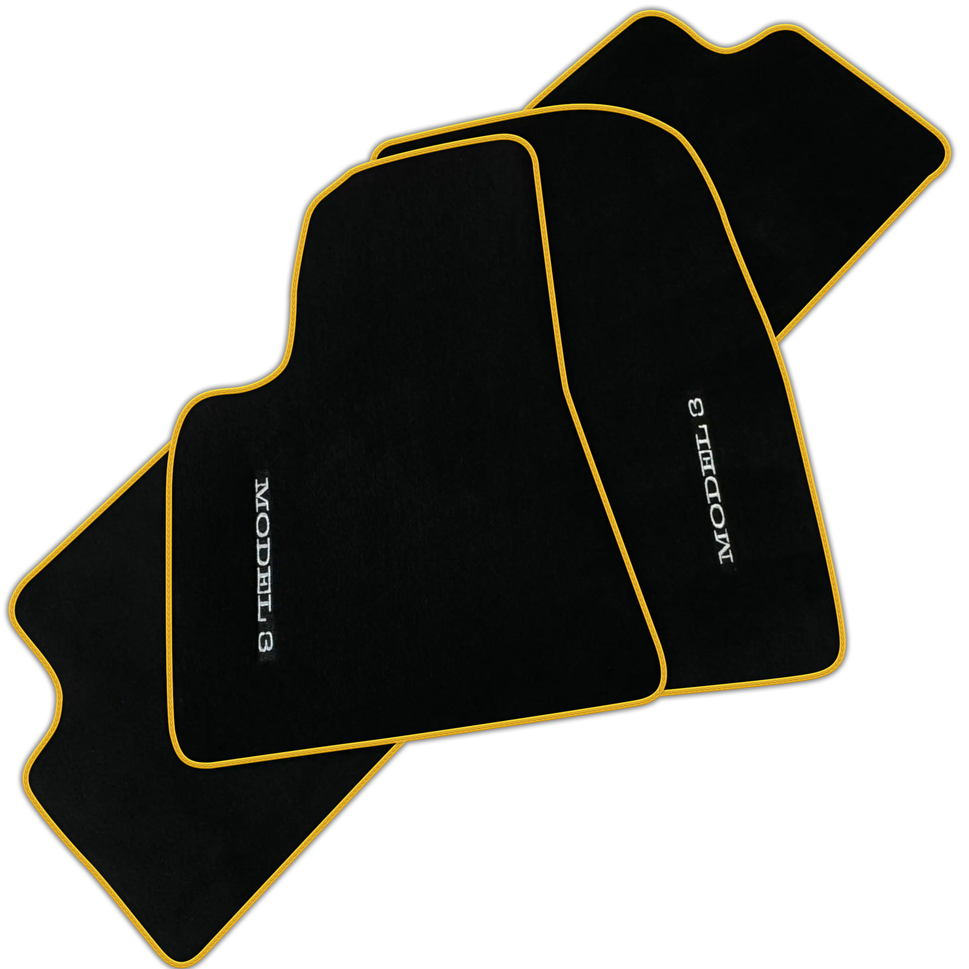 Black Floor Mats for Tesla Model 3 (2017-2023)