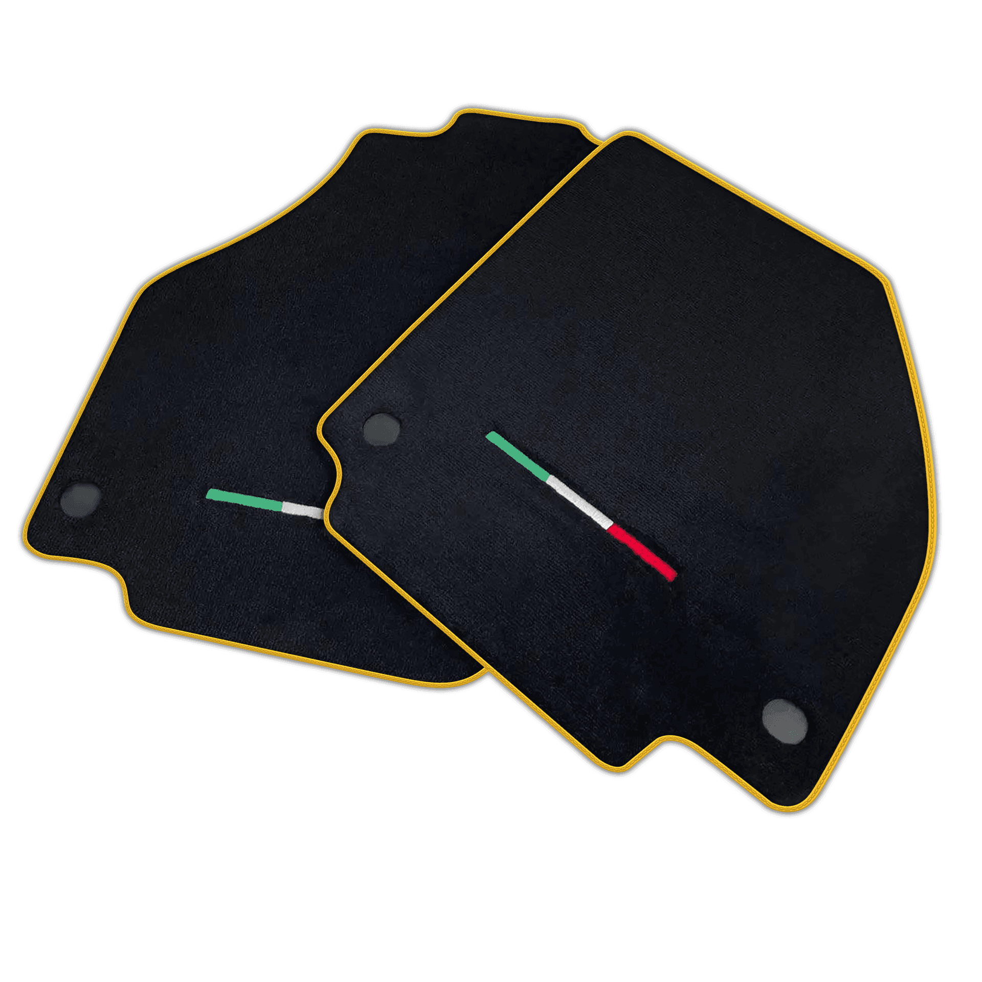 Black Floor Mats for Ferrari 488 Pista Spider (2019-2021) | Various Trim Colors