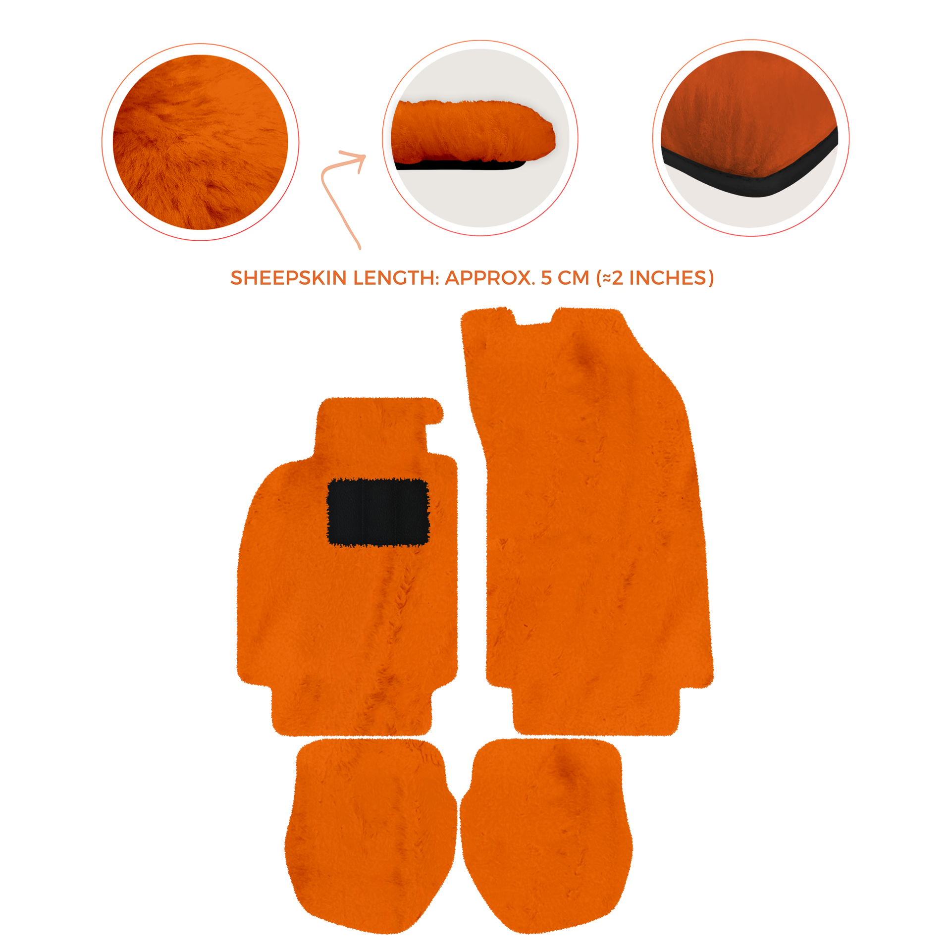 Customizable Leather Floor Mats with Hex Pattern for Porsche 964 (1989-1994) - AutoWin