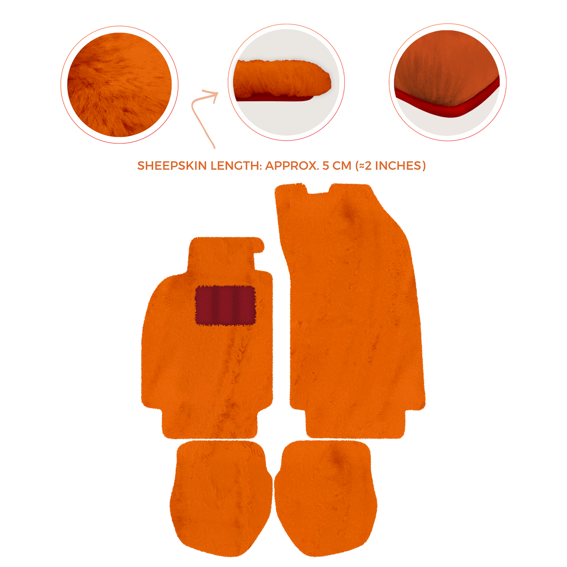 Customizable Leather Floor Mats with Hex Pattern for Porsche 964 (1989-1994) - AutoWin