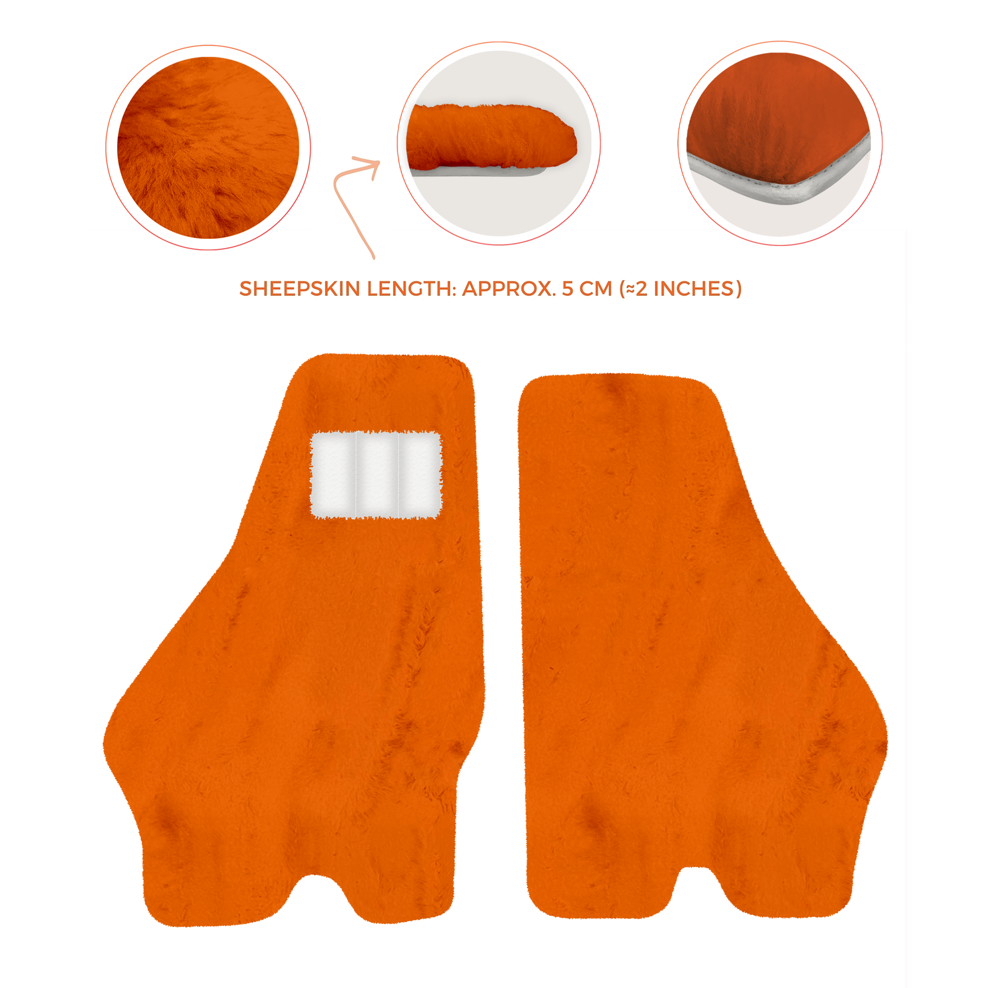 Luxury Sheepskin Floor Mats for Lamborghini Urus (2018-2026)