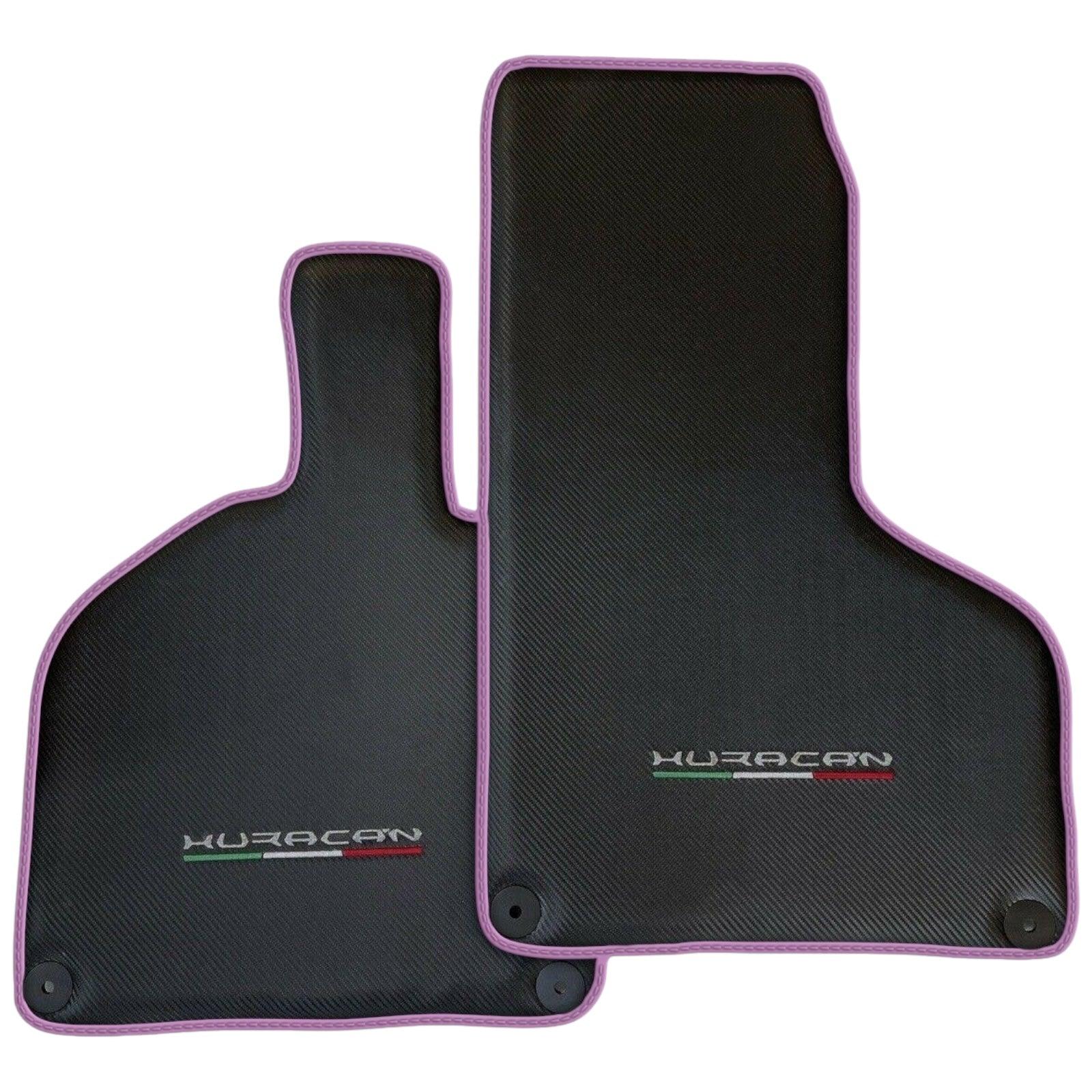 Carbon Fiber Floor Mats for Lamborghini Huracan | Various Trim Colors