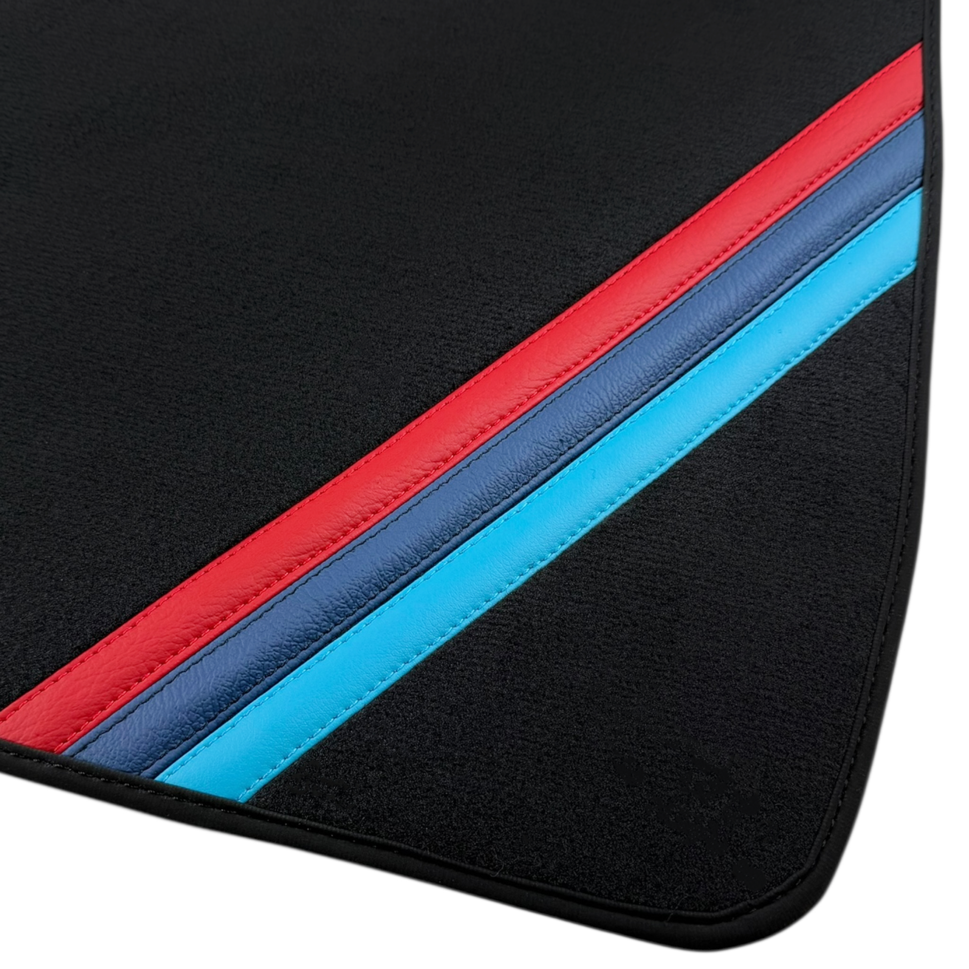 Customizable M-Performance Colors Black Floor Mats for BMW iX (2022-2024)