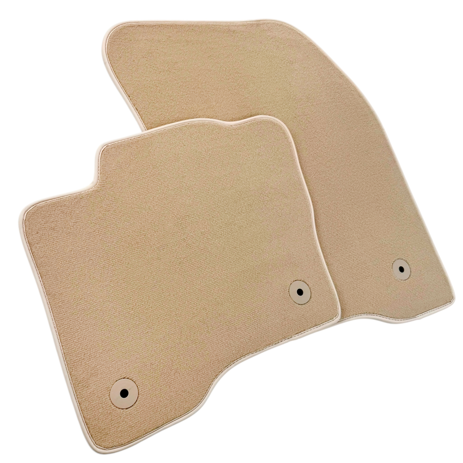 Beige Floor Mats for Lincoln MKX (2015-2018) SUV by AutoWin