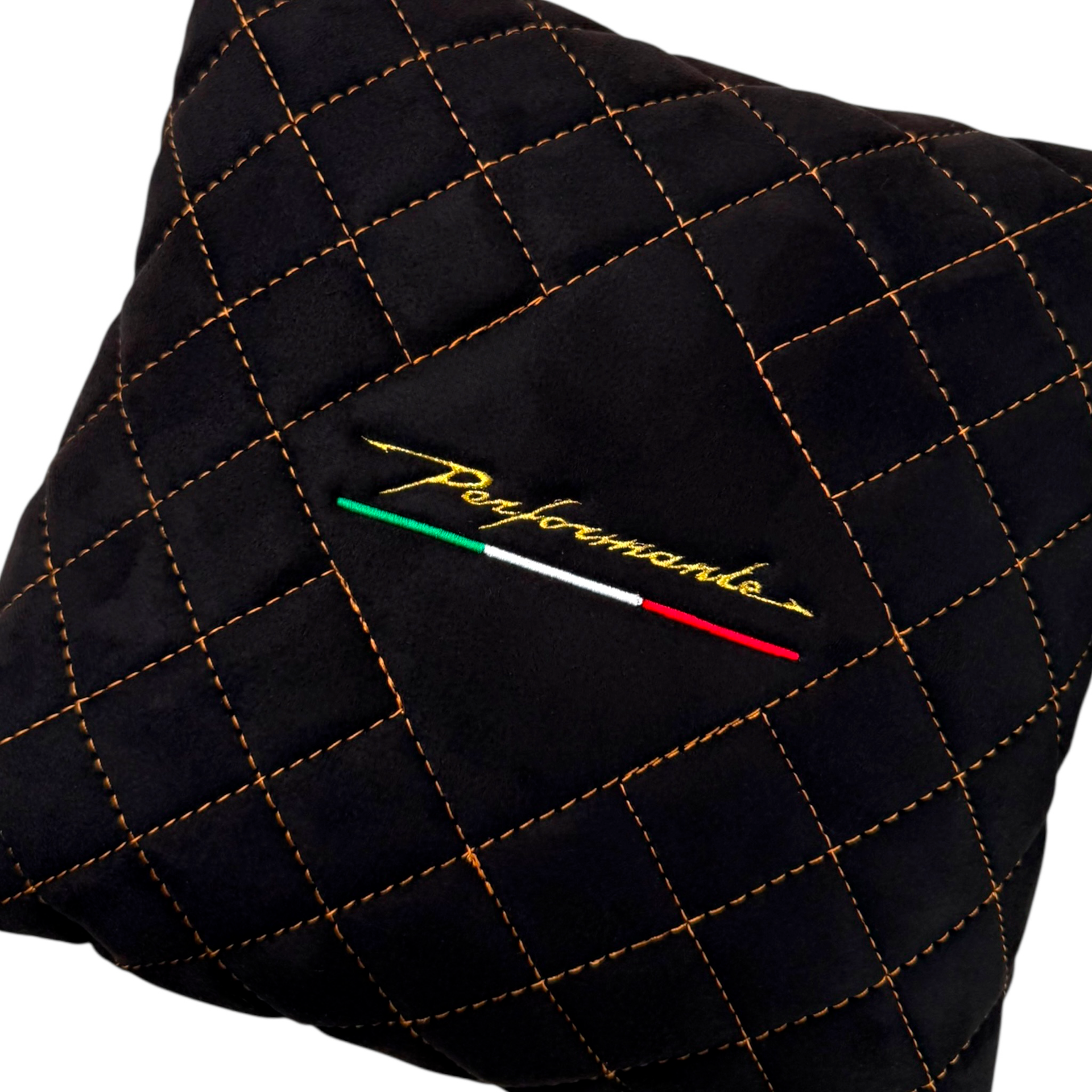 Black Carpet Mats for Lamborghini Huracan | Alcantara Pillows