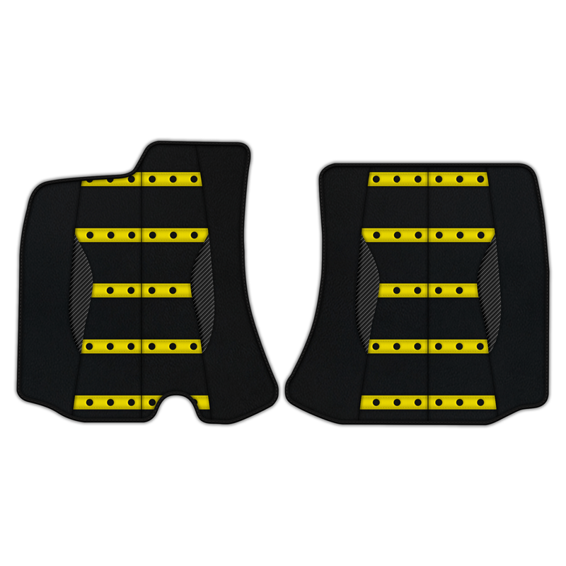 Customizable Leather Floor Mats with AW22 Pattern for Ferrari Portofino (2018–2023)