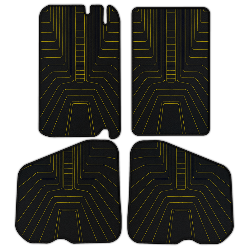 Customizable Leather Floor Mats with AW12 Pattern for Rolls Royce Shadow (1965-1977)