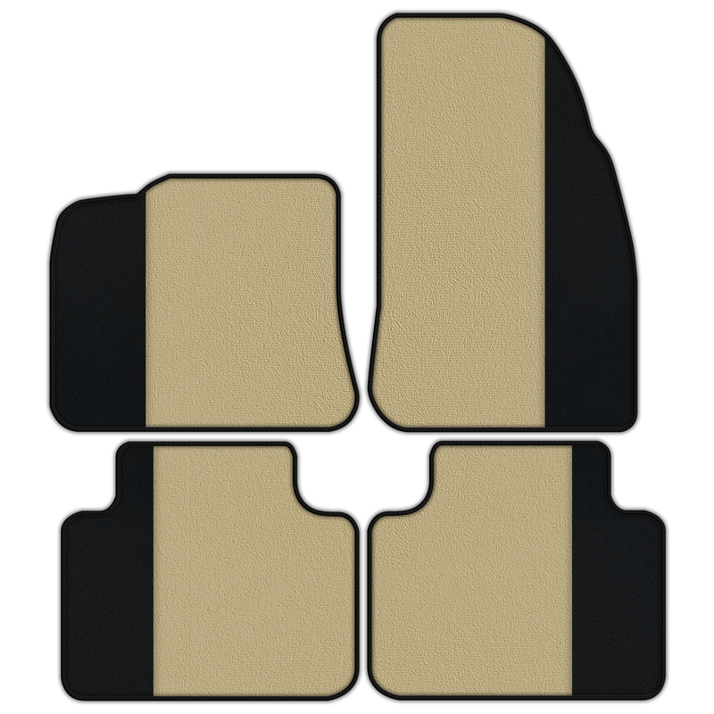Customizable Floor Mats From Carpet With Leather for Porsche Cayenne (2018-2023)