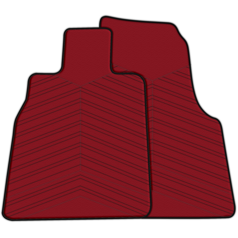 Customizable Leather Floor Mats with Special Pattern for Chevrolet Corvette C8 (2020-2024)