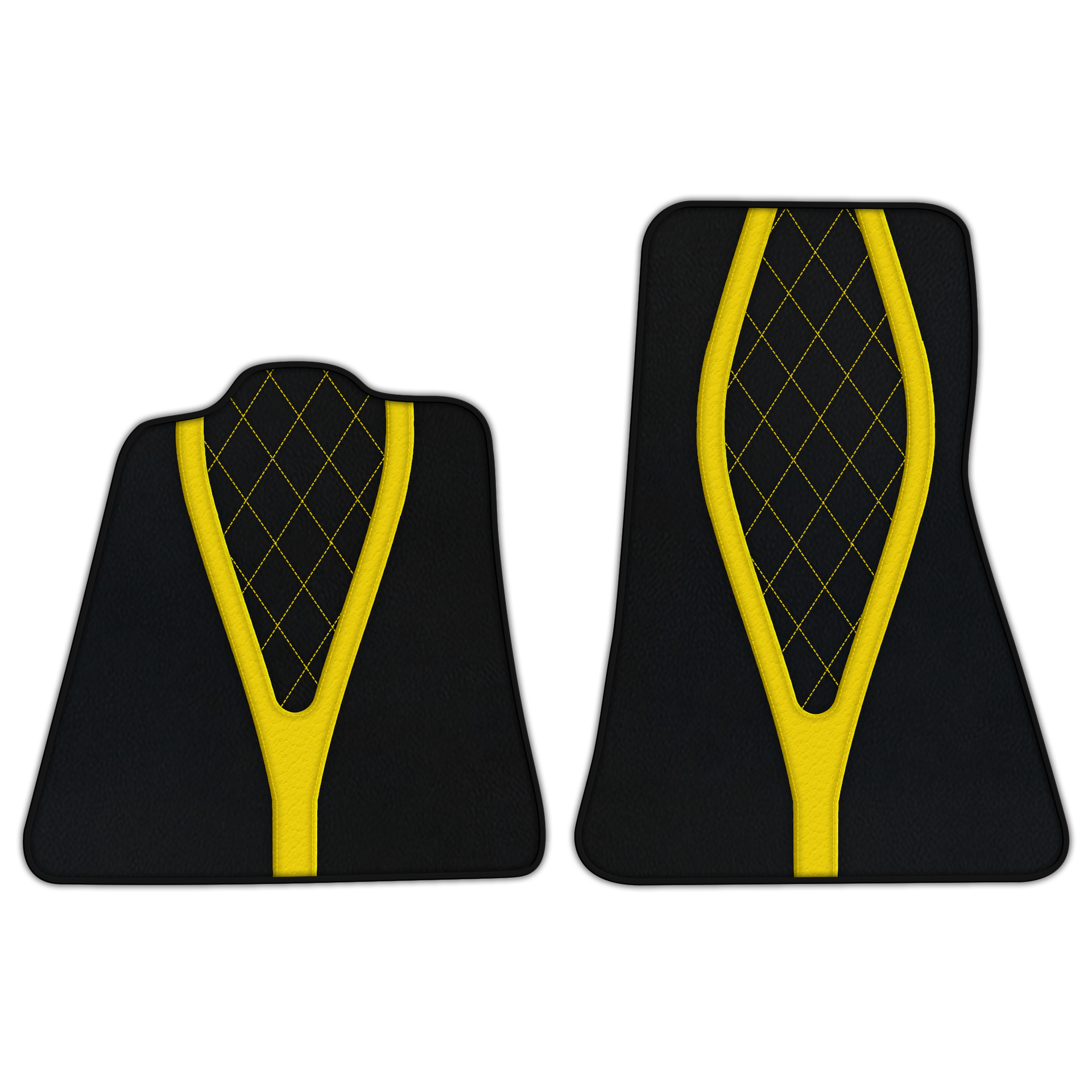 Premium Custom Leather Floor Mats for McLaren 720S | AW04 Pattern