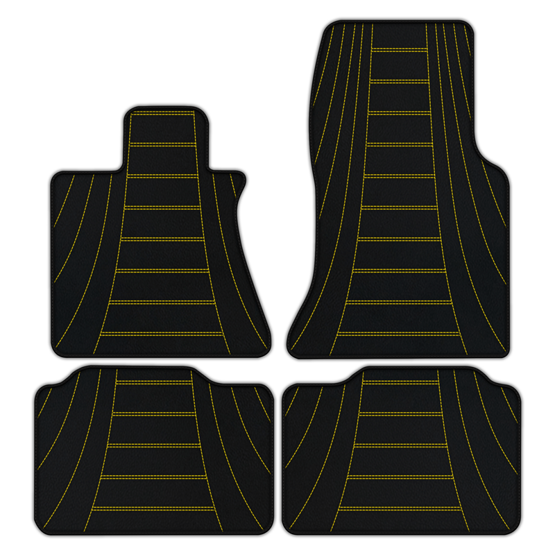 Customizable Leather Floor Mats with AW17 Pattern for Rolls Royce Phantom VIII (2017-2024)