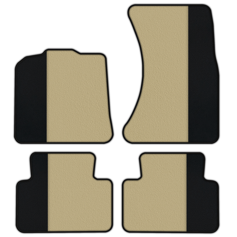 Customizable Floor Mats From Carpet With Leather for Porsche Macan (2014-2023)