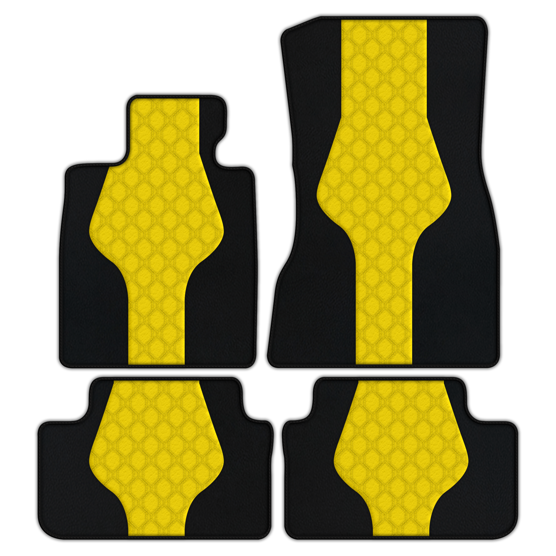 Customizable Leather Floor Mats with AW19 Pattern for BMW M8 F92 2-door Coupe (2019-2024) - AutoWin