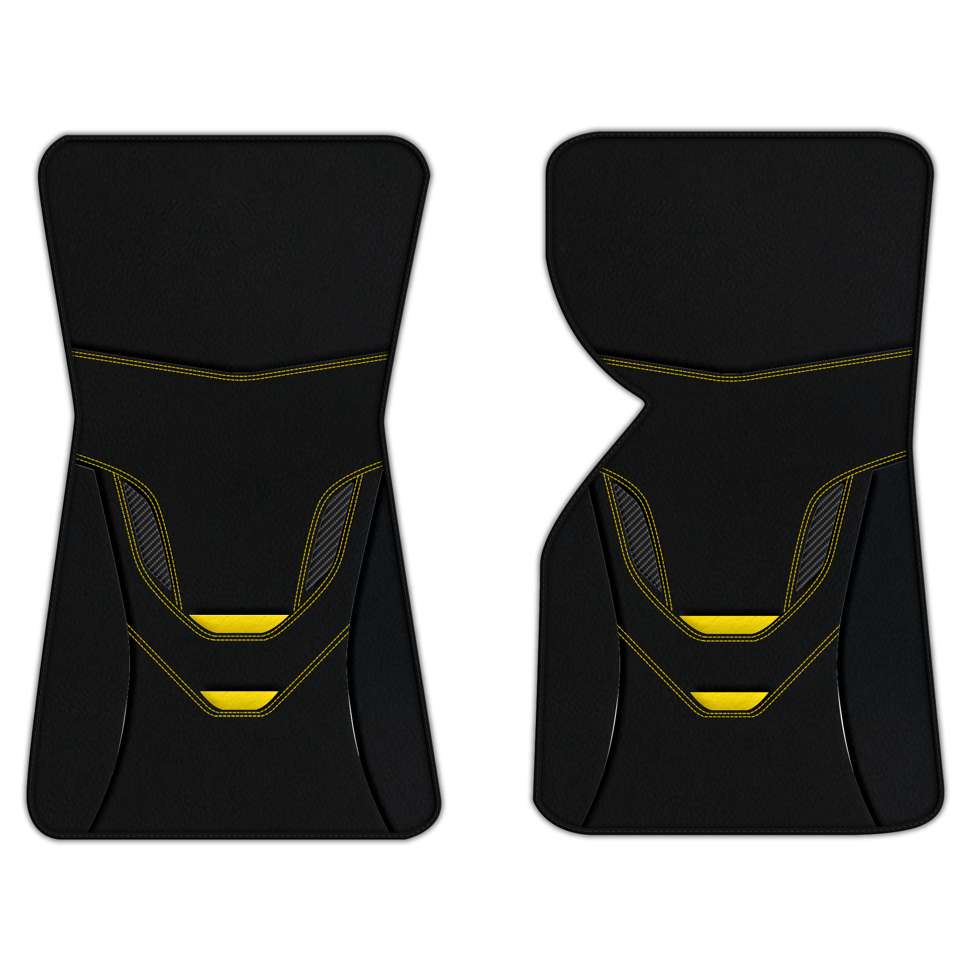 Customizable Leather Floor Mats for Chevy Corvette C5 - AW46 Pattern