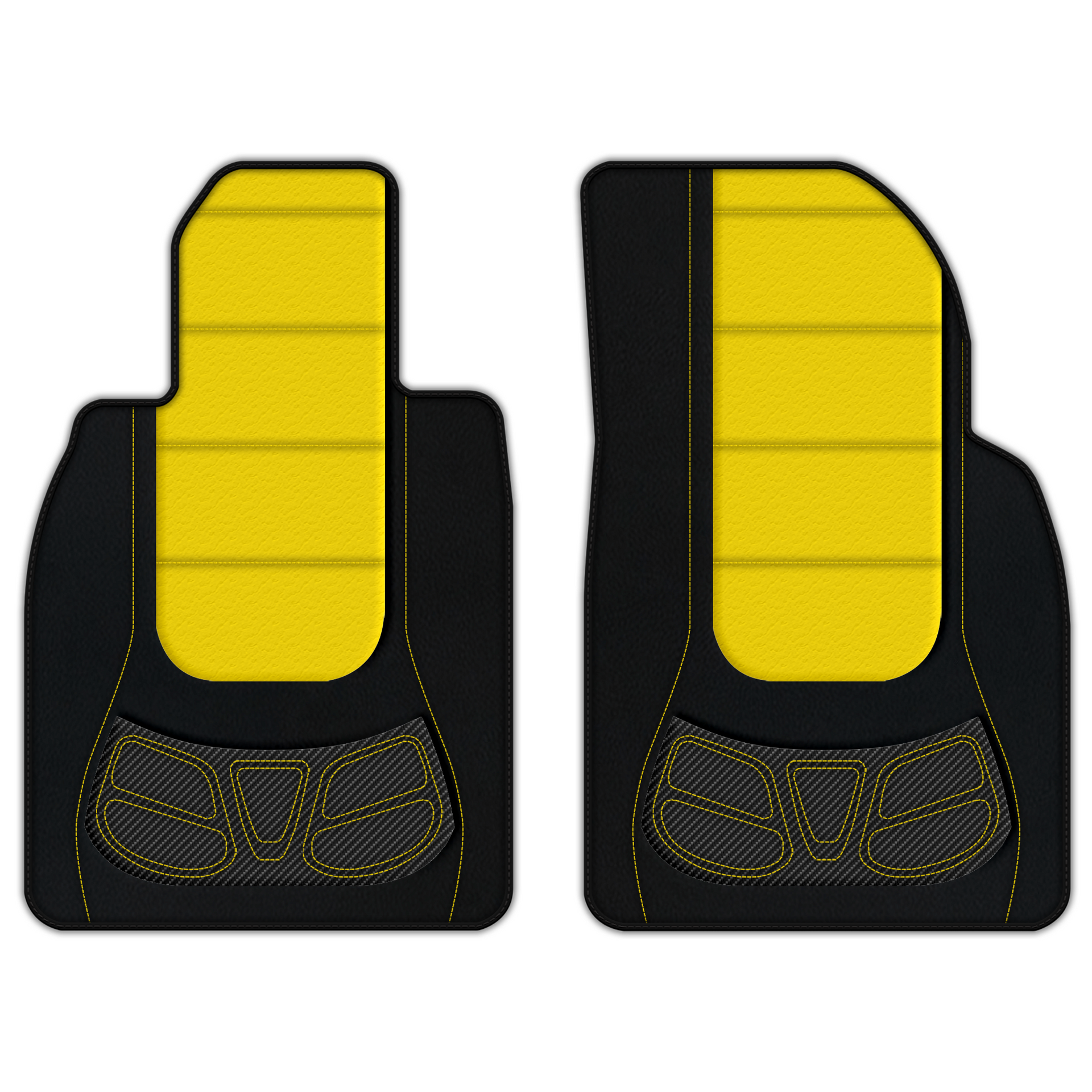 Customizable Leather Floor Mats for Porsche 911 GT3 RS 2015-2019