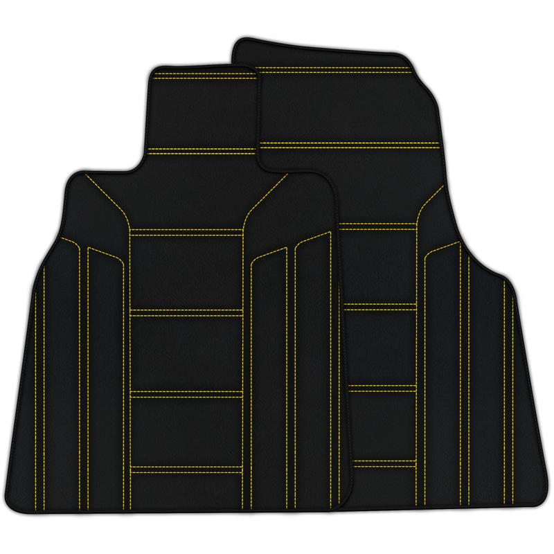 Customizable Leather Floor Mats with Pattern ER56 Edition for Chevrolet Corvette C8 (2020-2024)