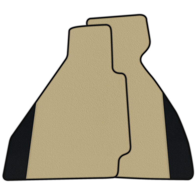 Customizable Floor Mats From Carpet With Leather for Ferrari 328 GTB (1985-1989)