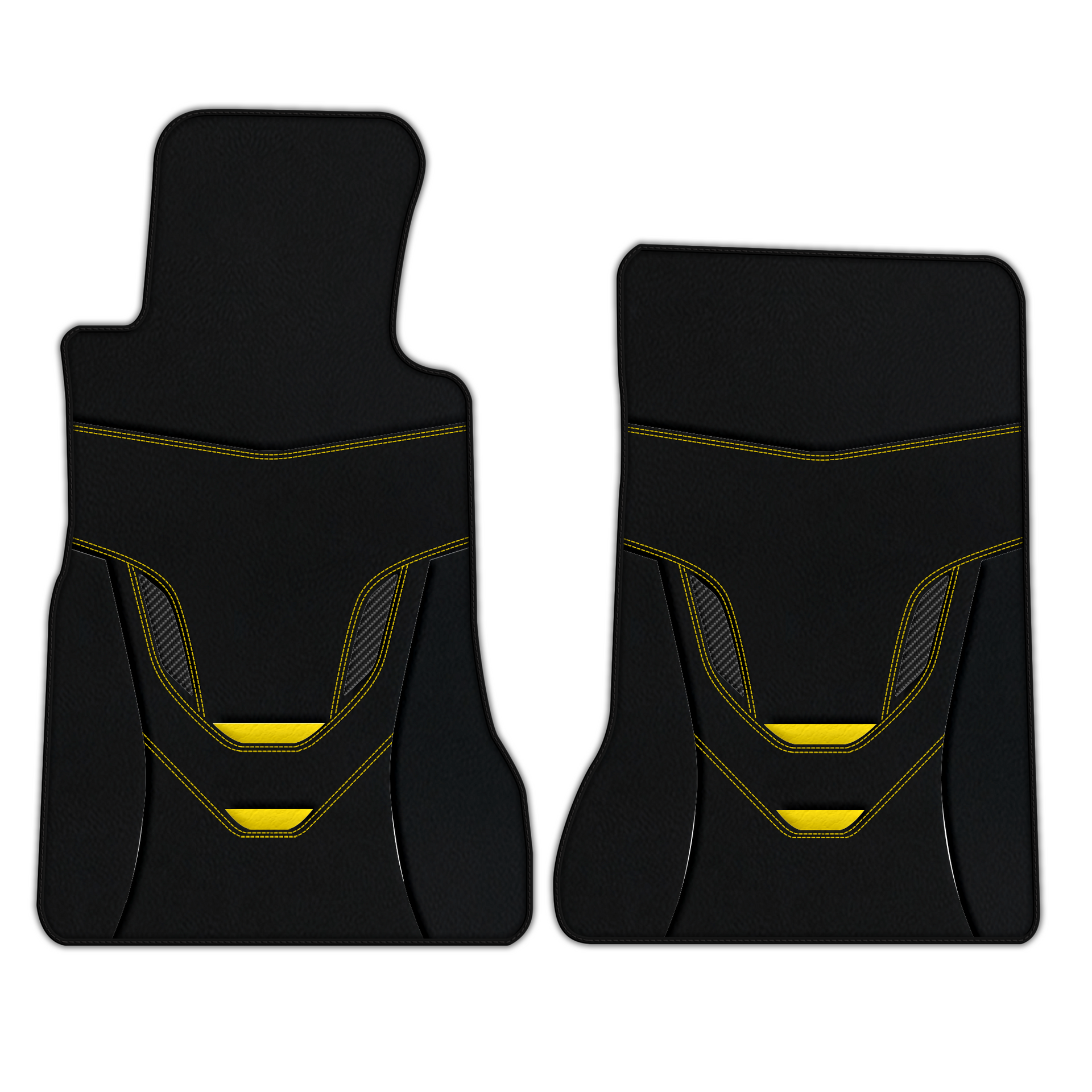 Customizable Leather Floor Mats for Chevrolet Corvette C4 (1984-1996)