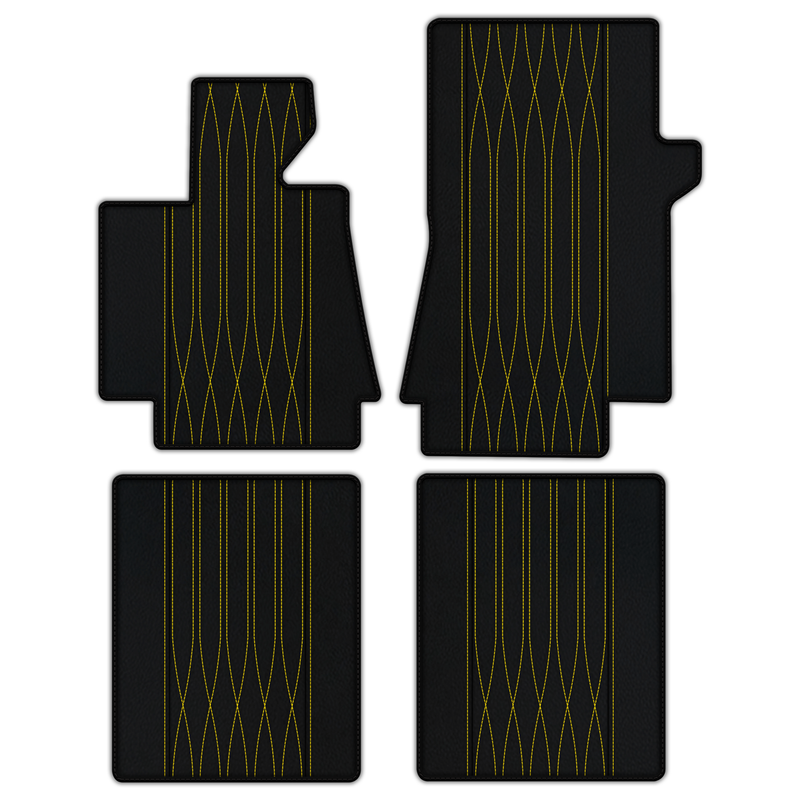 Customizable Leather Floor Mats with AW33 Pattern for Bentley Arnage T (1998-2009)