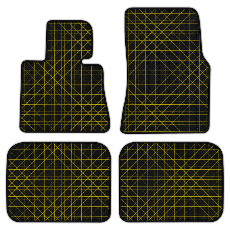 Customizable Leather Floor Mats with AW05 Pattern for Rolls Royce Phantom Sedan (2003-2016)
