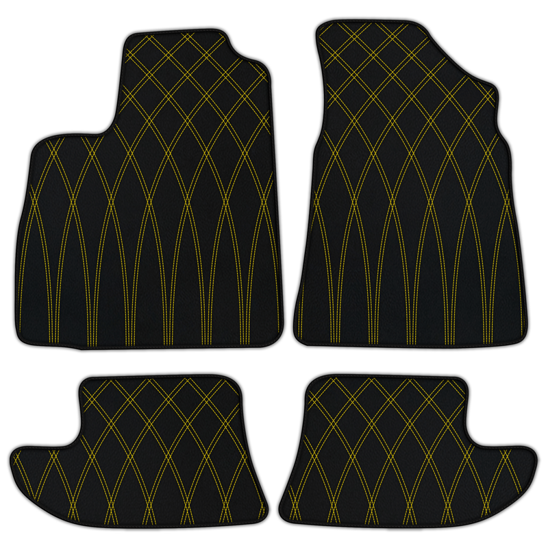 Customizable Leather Floor Mats with AW34 Pattern for Bentley Continental GT (2018-2023)