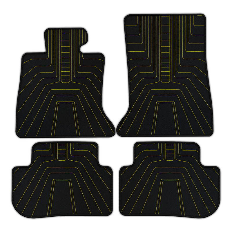 Customizable Leather Floor Mats with AW12 Pattern for Rolls Royce Wraith (2013–2023)