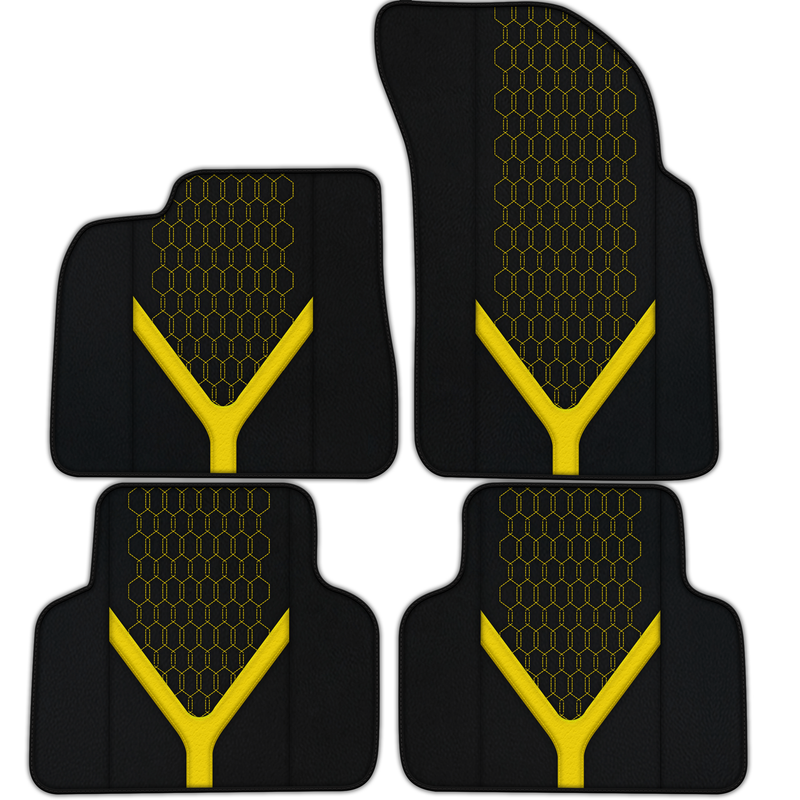 Customizable Leather Floor Mats with AW26 Pattern for Lamborghini Urus (2018-2024)