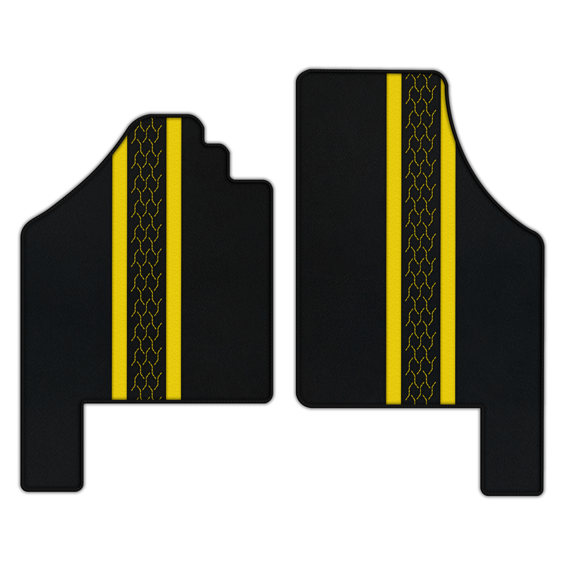 Customizable Leather Floor Mats with AW20 Pattern for Lamborghini Murcielago (2001-2010)
