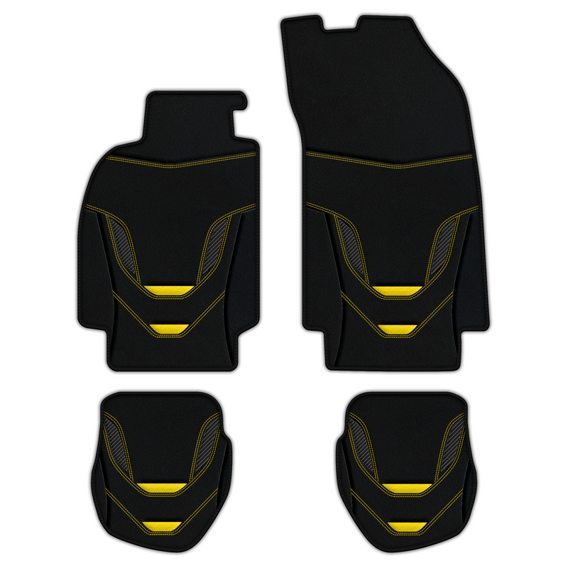 Customizable Leather Floor Mats with AW46 Pattern for Porsche 911 - 964 (1989-1994)