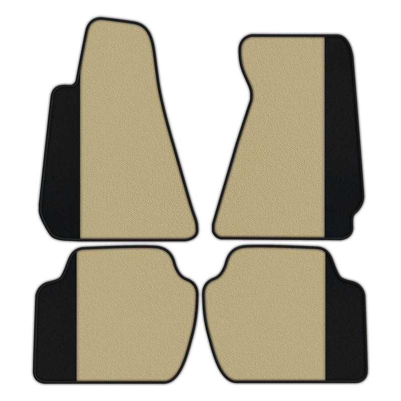 Customizable Floor Mats From Carpet With Leather for Aston Martin Rapide (2010-2018) Sedan