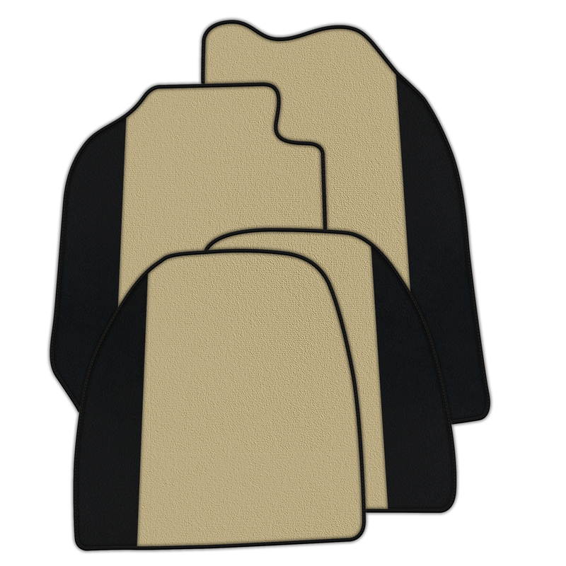 Customizable Floor Mats From Carpet With Leather for Porsche 911 - 964 (1989-1994)