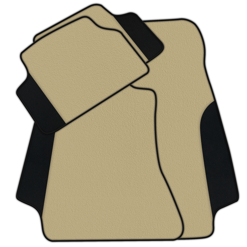 Customizable Floor Mats From Carpet With Leather for Mercedes Benz S-Class W223 (2020-2023) Short Wheelbase