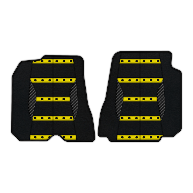 Customizable Leather Floor Mats with AW22 Pattern for Ferrari 812 GTS (2019-2023)