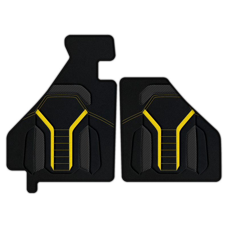 Customizable Leather Floor Mats with AW47 Pattern for Ferrari F355 (1994-1999)
