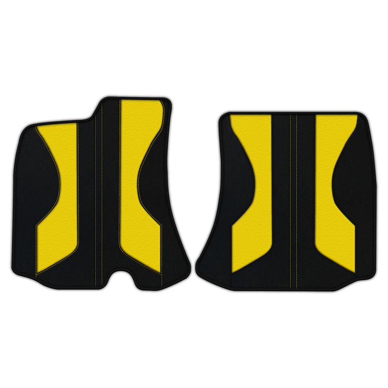 Customizable Leather Floor Mats with Pattern ER56 V2 Edition for Ferrari Portofino (2018-2023)