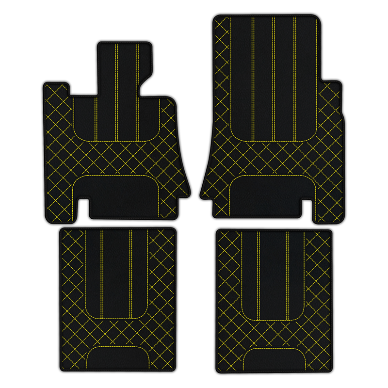 Customizable Leather Floor Mats with AW1 Pattern for Bentley Red Label RL (1998-2009)