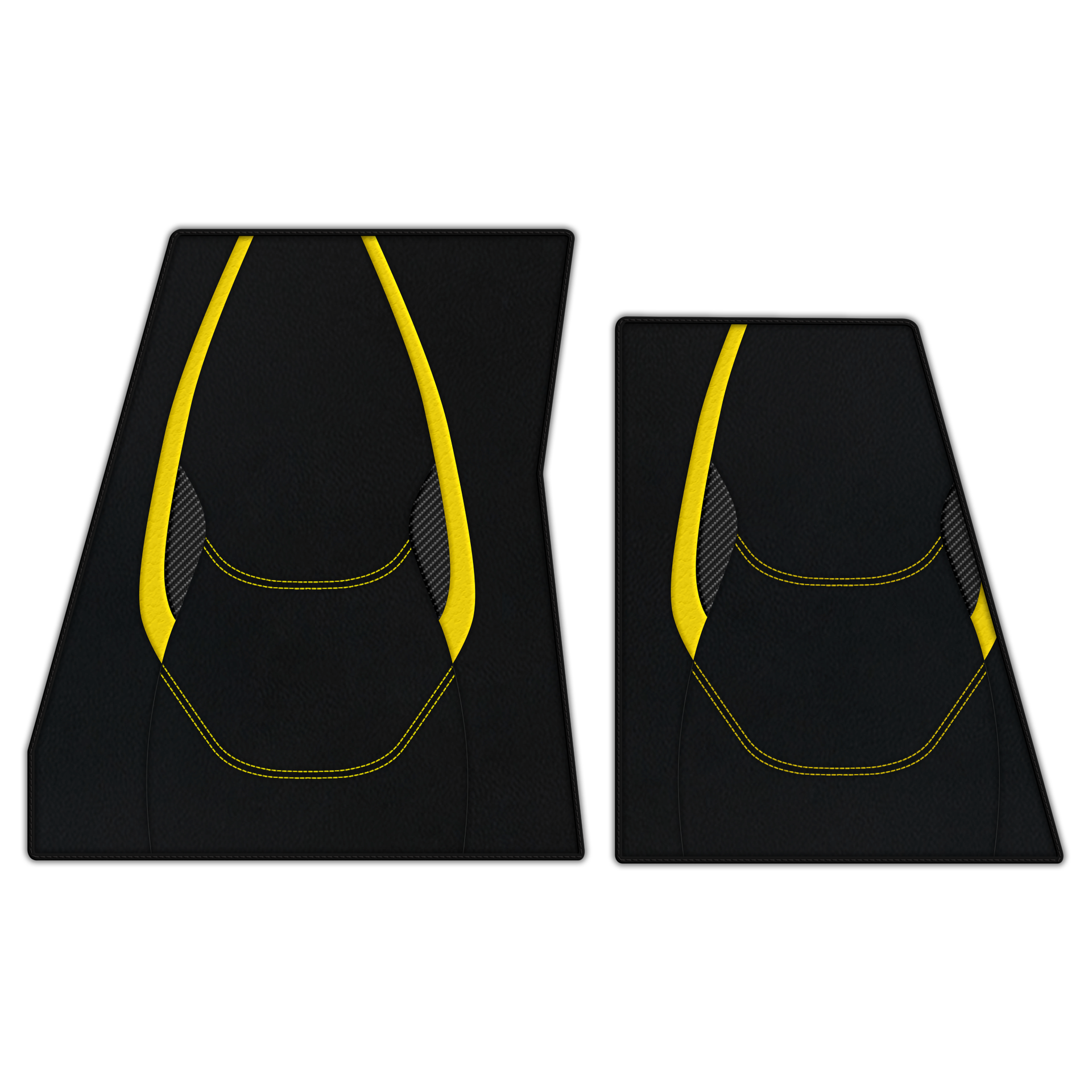 Customizable Leather Floor Mats for Ferrari F80 - AW22 Pattern