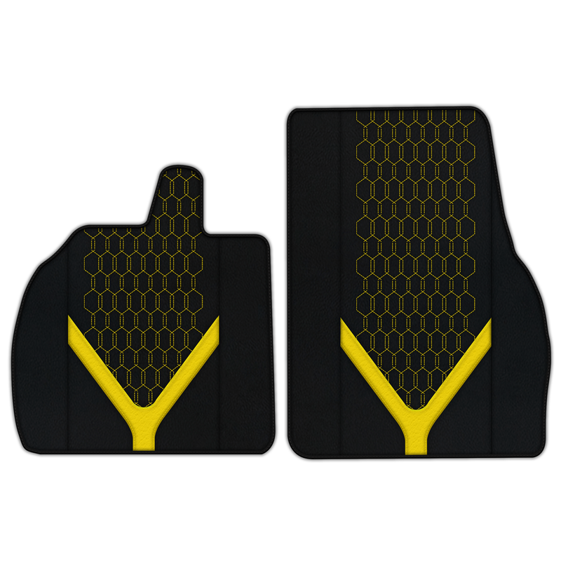 Customizable Leather Floor Mats with AW26 Pattern for Lamborghini Revuelto (2024-2025)