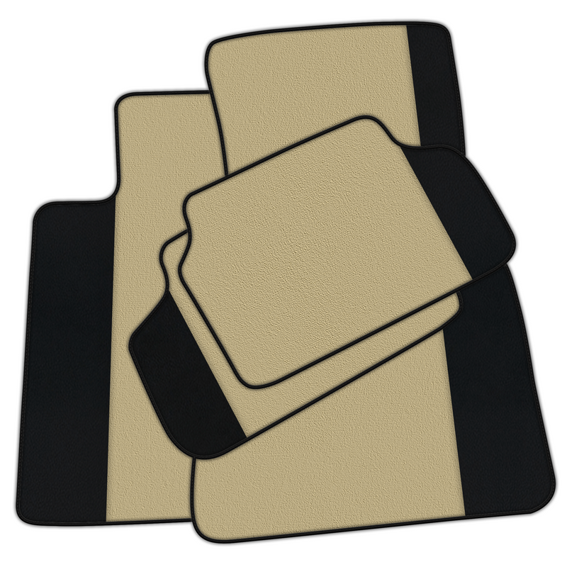 Customizable Floor Mats from Carpet with Leather for BMW M6 E64 Convertible (2005-2010)