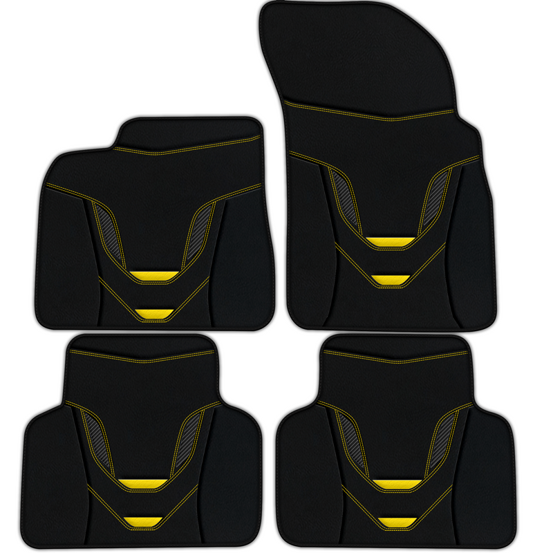 Customizable Leather Floor Mats with AW46 Pattern for Lamborghini Urus (2018-2024)